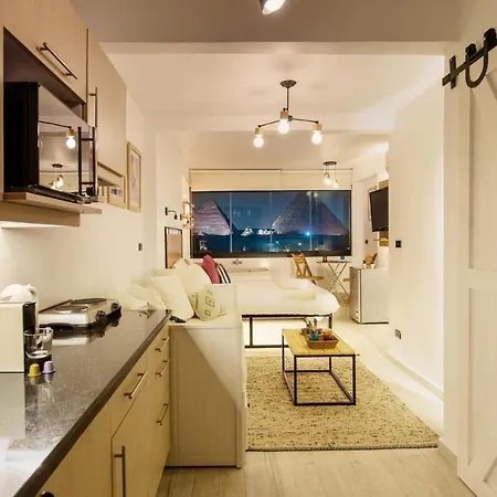 Jacuzzi Studio By The Historic Pyramids Apt4 Cairo Exterior photo
