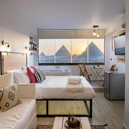 Jacuzzi Studio By The Historic Pyramids Apt4 Cairo Exterior photo