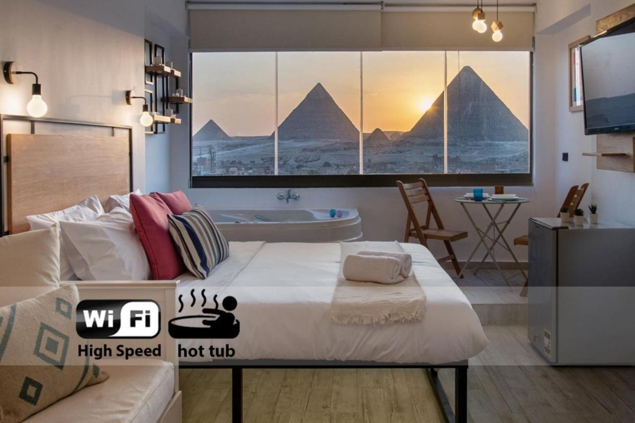 Jacuzzi By The Historic Pyramids Apt4 Апартаменти *